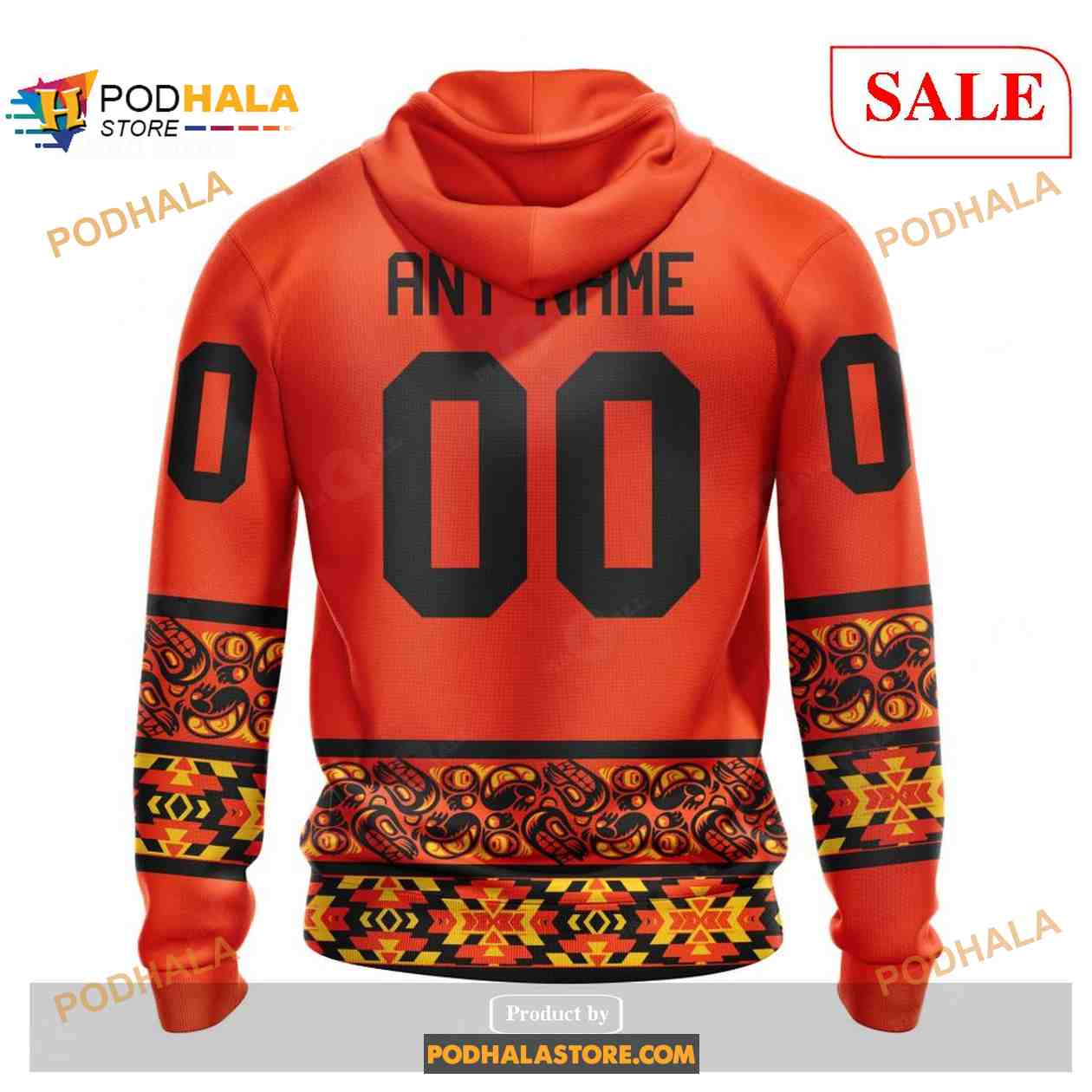 Custom Toronto Maple Leafs National Day For Truth And Reconciliation NHL Hoodie 3D Custom Toronto Maple Leafs National Day For Truth And Reconciliation NHL Hoodie 3D