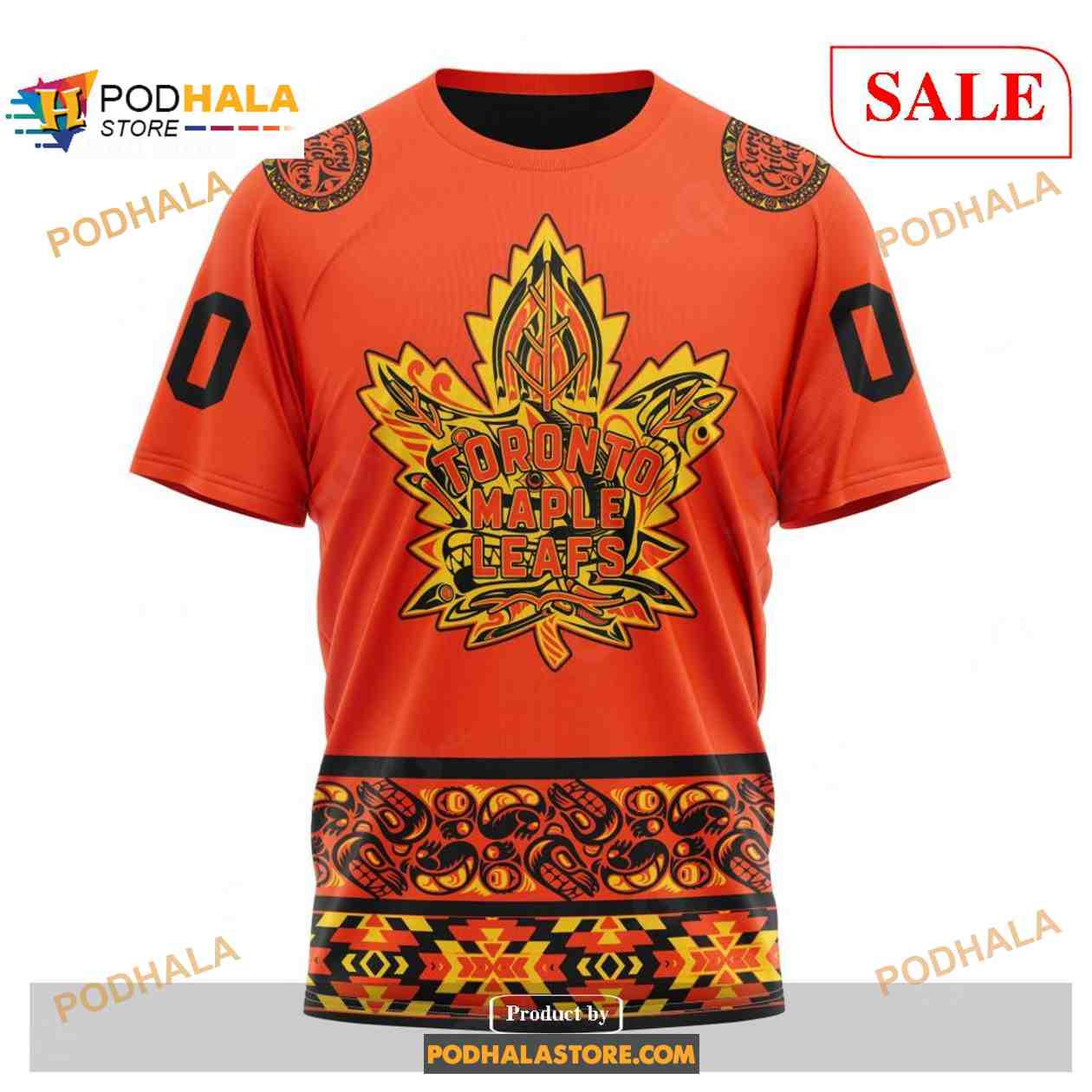 Custom Toronto Maple Leafs National Day For Truth And Reconciliation NHL Hoodie 3D Custom Toronto Maple Leafs National Day For Truth And Reconciliation NHL Hoodie 3D