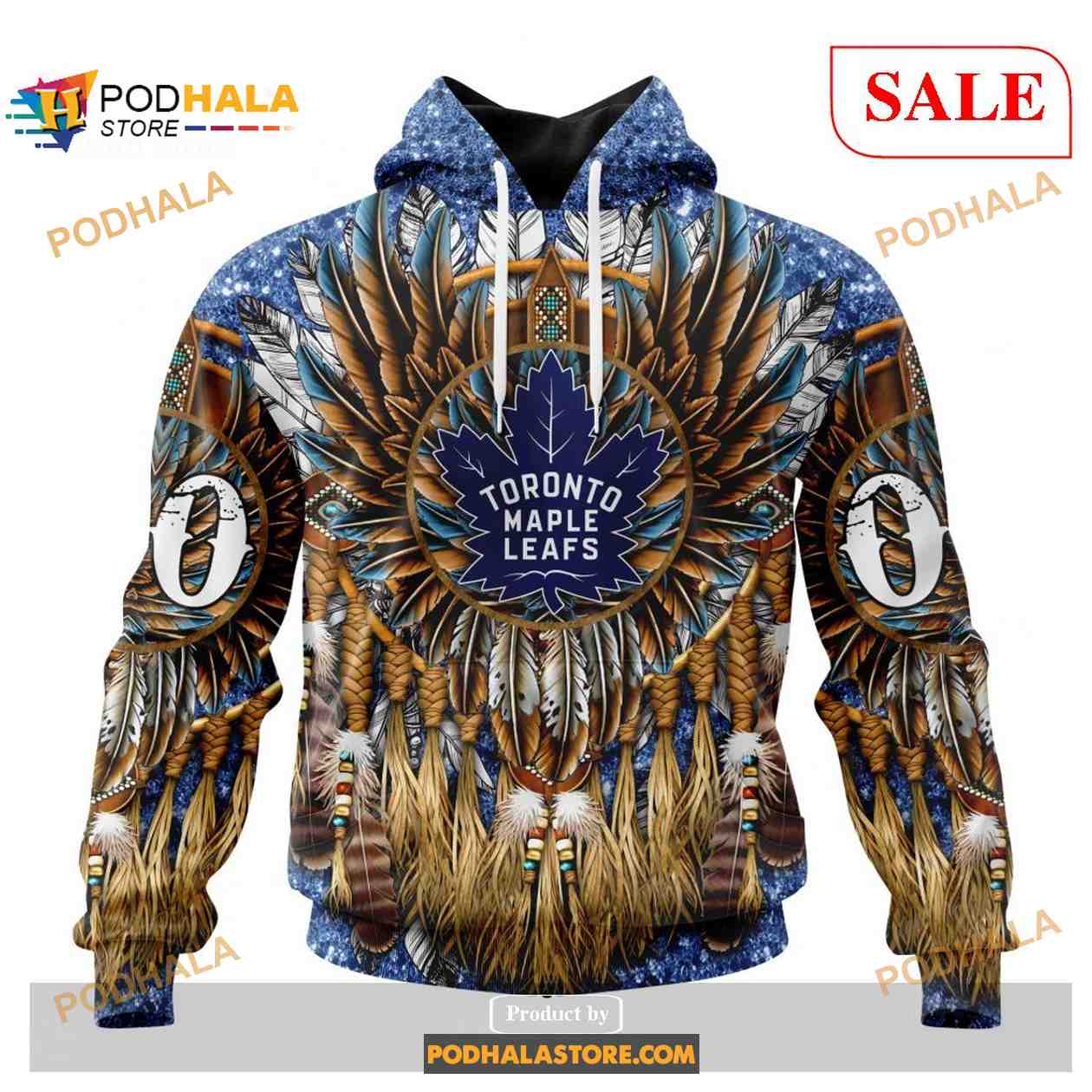 Custom Toronto Maple Leafs Native Costume Design NHL Shirt Hoodie 3D Custom Toronto Maple Leafs Native Costume Design NHL Shirt Hoodie 3D