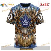 Custom Toronto Maple Leafs Native Costume Design Nhl Shirt Hoodie 3d 3.jpg - demo10
