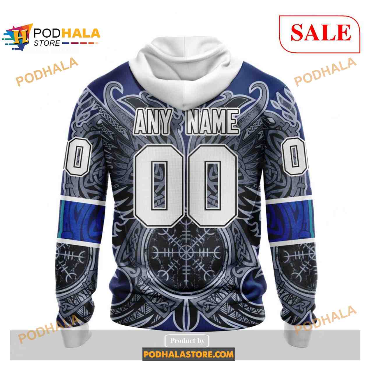 Custom Toronto Maple Leafs Norse Viking Symbols NHL Shirt Hoodie 3D Custom Toronto Maple Leafs Norse Viking Symbols NHL Shirt Hoodie 3D