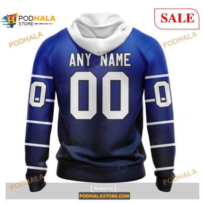 Custom Toronto Maple Leafs Retro Gradient Design NHL Shirt Hoodie 3D