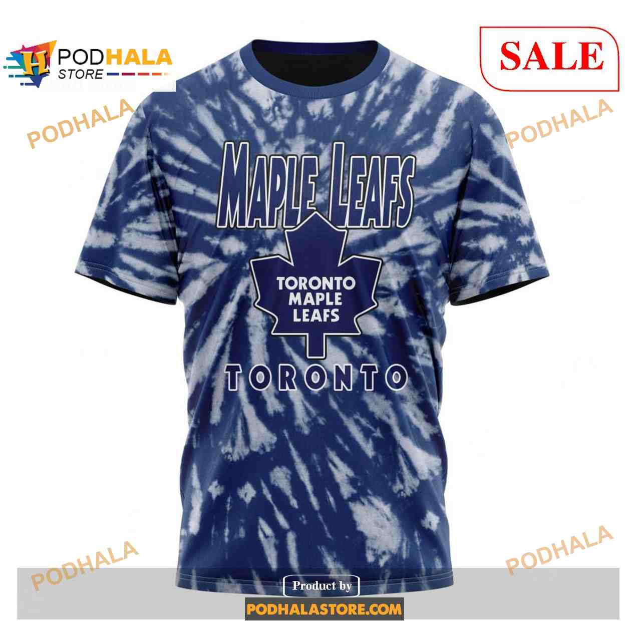 Custom Toronto Maple Leafs Retro Vintage Tie Dye NHL Shirt Hoodie 3D Custom Toronto Maple Leafs Retro Vintage Tie Dye NHL Shirt Hoodie 3D
