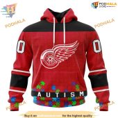Custom Unisex Hockey Fights Against Autism Nhl Detroit Red Wings Hoodie 3d 1.jpg - demo10