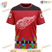 Custom Unisex Hockey Fights Against Autism Nhl Detroit Red Wings Hoodie 3d 3.jpg - demo10