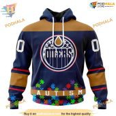 Custom Unisex Hockey Fights Against Autism Nhl Edmonton Oilers Hoodie 3d 1.jpg - demo10
