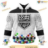 Custom Unisex Hockey Fights Against Autism Nhl Los Angeles Kings Hoodie 3d 1.jpg - demo10