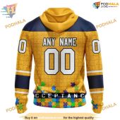 Custom Unisex Hockey Fights Against Autism Nhl Nashville Predators Hoodie 3d 2.jpg - demo10
