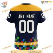 Custom Unisex Hockey Fights Against Autism Nhl St Louis Blues Hoodie 3d 4.jpg - demo10