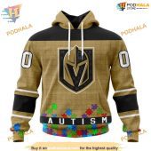 Custom Unisex Hockey Fights Against Autism Nhl Vegas Golden Knights Hoodie 3d 1.jpg - demo10