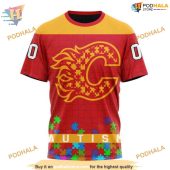 Custom Unisex Kits Hockey Fights Against Autism Nhl Calgary Flames Hoodie 3d 3.jpg - demo10
