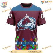 Custom Unisex Kits Hockey Fights Against Autism Nhl Colorado Avalanche Hoodie 3d 3.jpg - demo10