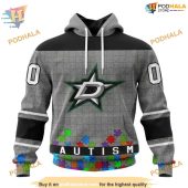 Custom Unisex Kits Hockey Fights Against Autism Nhl Dallas Stars Hoodie 3d 1.jpg - demo10