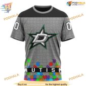 Custom Unisex Kits Hockey Fights Against Autism Nhl Dallas Stars Hoodie 3d 3.jpg - demo10