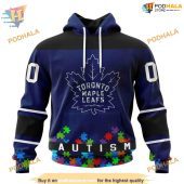 Custom Unisex Kits Hockey Fights Against Autism Nhl Toronto Maple Leafs Hoodie 3d 1.jpg - demo10