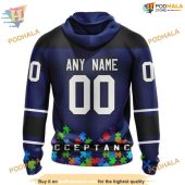 Custom Unisex Kits Hockey Fights Against Autism Nhl Toronto Maple Leafs Hoodie 3d 2.jpg - demo10