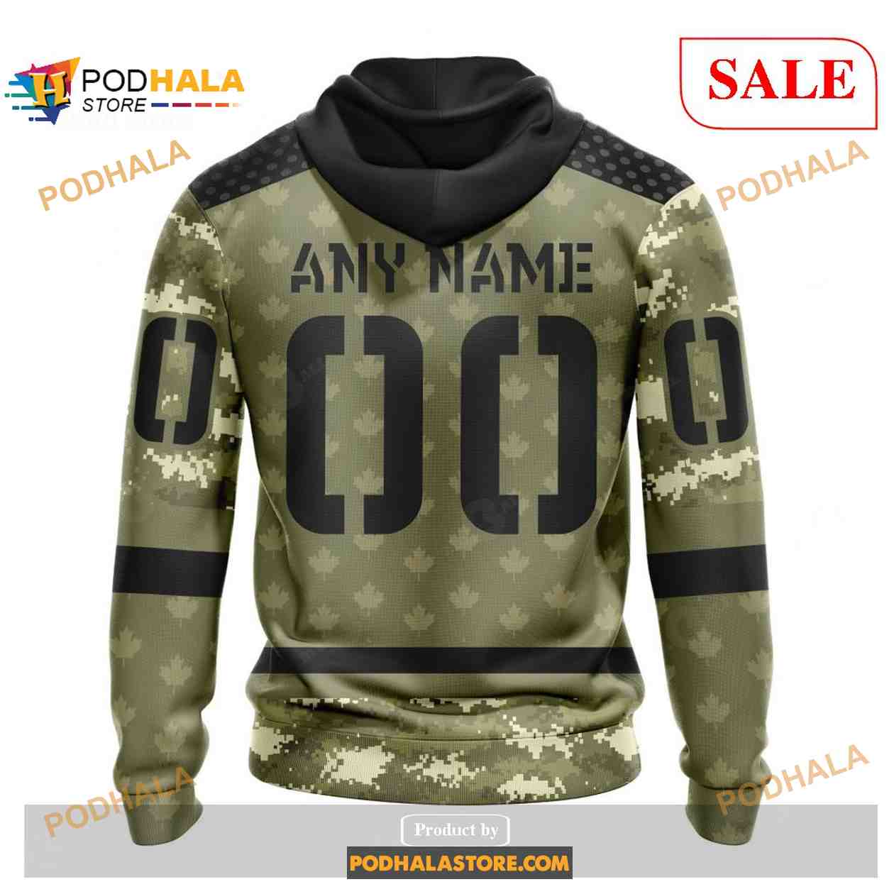 Custom Vancouver Canucks Camo Military Appreciation NHL Shirt Hoodie 3D Custom Vancouver Canucks Camo Military Appreciation NHL Shirt Hoodie 3D