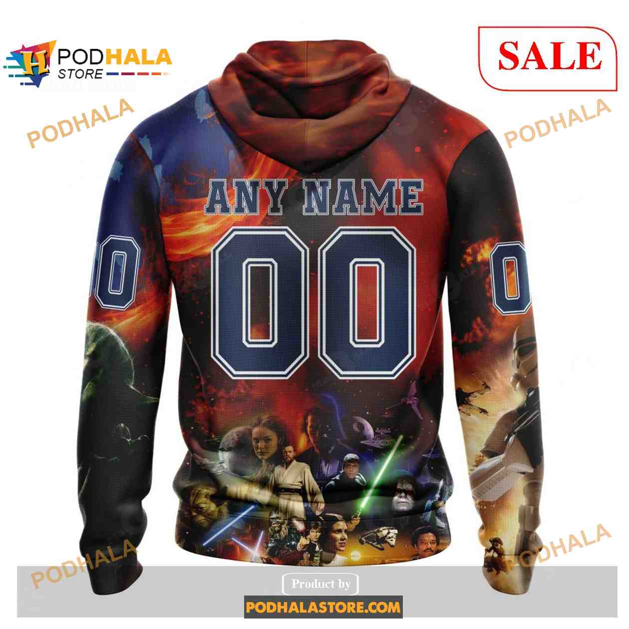 Custom Vancouver Canucks Design X Star War NHL Shirt Hoodie 3D Custom Vancouver Canucks Design X Star War NHL Shirt Hoodie 3D