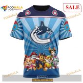 Custom Vancouver Canucks Paw Patrol Nhl Shirt Hoodie 3d 3.jpg - demo10