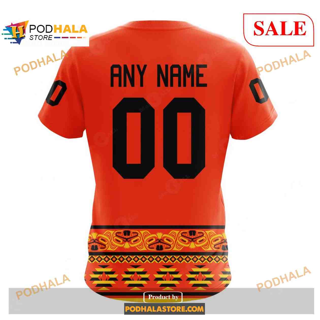 Custom Vegas Golden Knights National Day For Truth And Reconciliation NHL Hoodie 3D Custom Vegas Golden Knights National Day For Truth And Reconciliation NHL Hoodie 3D