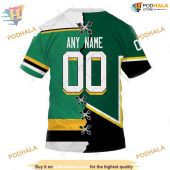 Custom Vintage Mix Minnesota North Stars Jersey Style Nhl Dallas Stars Hoodie 3d 4.jpg - demo10