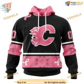 Custom We Wear Pink Breast Cancer Nhl Calgary Flames Hoodie 3d Sweatshirt 1.jpg - demo10