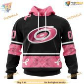 Custom We Wear Pink Breast Cancer Nhl Carolina Hurricanes Hoodie 3d 1.jpg - demo10