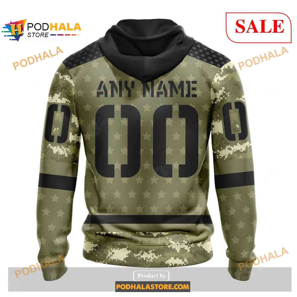 Custom Washington Capitals Camo Military Appreciation Sweatshirt NHL Hoodie 3D Custom Washington Capitals Camo Military Appreciation Sweatshirt NHL Hoodie 3D