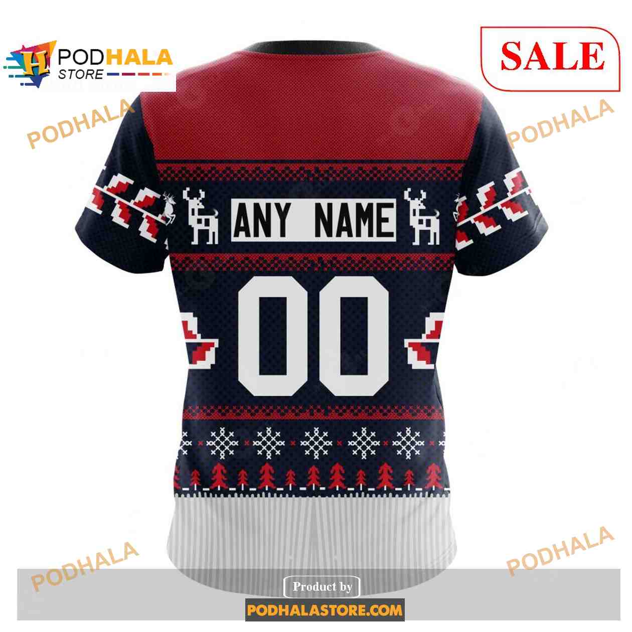 Custom Washington Capitals Chrismas Season Sweatshirt NHL Hoodie 3D Custom Washington Capitals Chrismas Season Sweatshirt NHL Hoodie 3D
