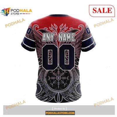 Custom Washington Capitals Norse Viking Symbols Sweatshirt NHL Hoodie 3D