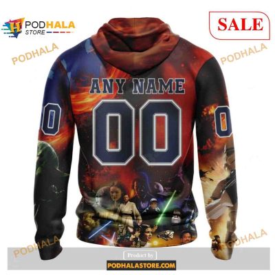 Custom Winnipeg Jets Design X Star War NHL Shirt Hoodie 3D