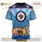 Custom Winnipeg Jets Paw Patrol Nhl Shirt Hoodie 3d 3.jpg - demo10