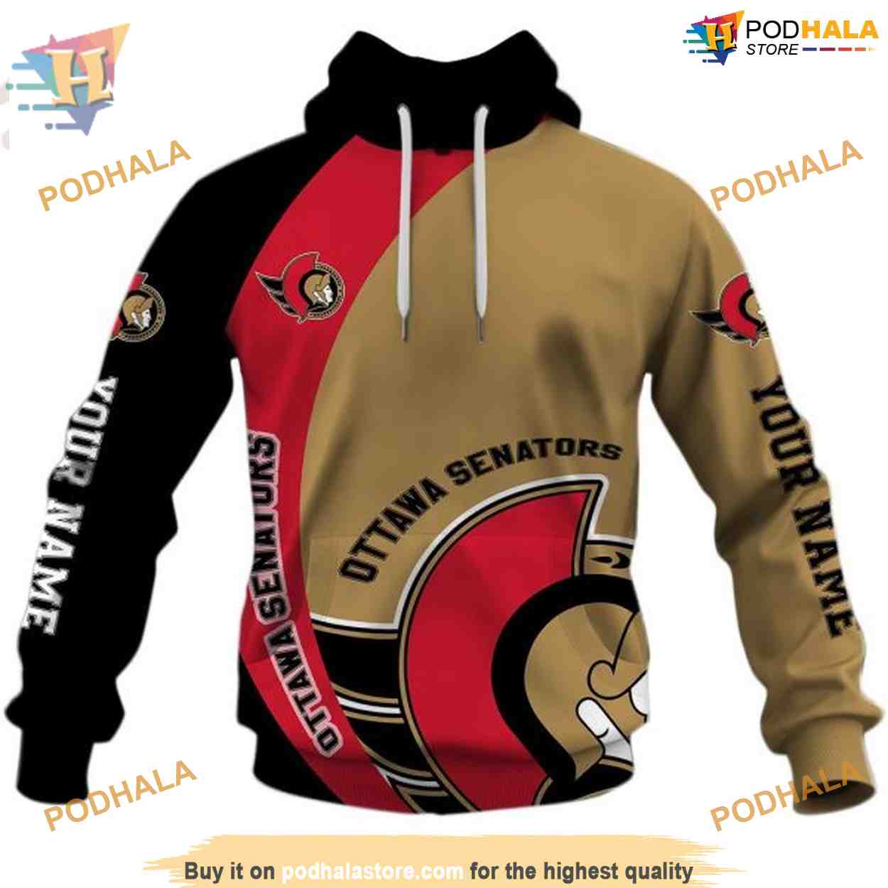 Custom You Laugh I Laugh You Cry I Cry NHL Ottawa Senators Hoodie 3D Custom You Laugh I Laugh You Cry I Cry NHL Ottawa Senators Hoodie 3D