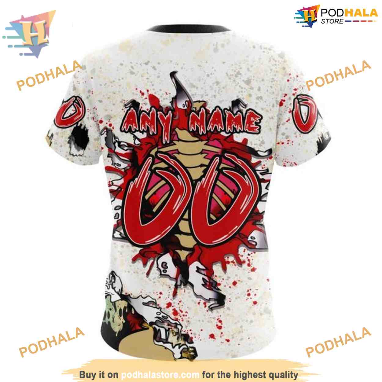 Custom Zombie Style For Halloween NHL Los Angeles Kings Hoodie 3D Custom Zombie Style For Halloween NHL Los Angeles Kings Hoodie 3D