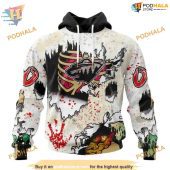 Custom Zombie Style For Halloween Nhl Minnesota Wild Hoodie 3d 1.jpg - demo10