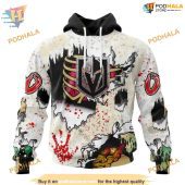 Custom Zombie Style For Halloween Nhl Vegas Golden Knights Hoodie 3d 1.jpg - demo10