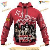 Custom Mix Kiss Band Style Nhl Detroit Red Wings Hoodie 3d 1.jpg - demo10
