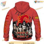 Custom X Kiss Band Style Nhl Calgary Flames Hoodie 3d Sweatshirt 3.jpg - demo10