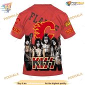 Custom X Kiss Band Style Nhl Calgary Flames Hoodie 3d Sweatshirt 4.jpg - demo10