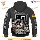 Custom X Kiss Band Style Nhl Los Angeles Kings Hoodie 3d 3.jpg - demo10