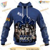 Custom X Kiss Band Style Nhl Toronto Maple Leafs Hoodie 3d 1.jpg - demo10