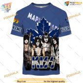 Custom X Kiss Band Style Nhl Toronto Maple Leafs Hoodie 3d 2.jpg - demo10