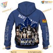 Custom X Kiss Band Style Nhl Toronto Maple Leafs Hoodie 3d 3.jpg - demo10
