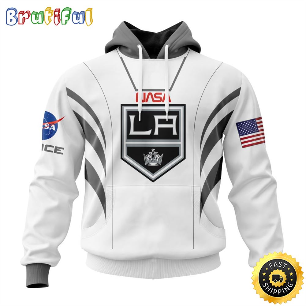 Custom Name NHL Los Angeles Kings Hoodie Special Space Force NASA Astronaut All Over Print 3D Unisex Hoodie Custom Name NHL Los Angeles Kings Hoodie Special Space Force NASA Astronaut All Over Print 3D Unisex Hoodie