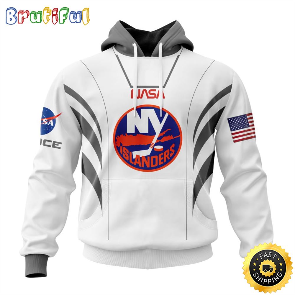 Custom Name NHL New York Islanders Hoodie Special Space Force NASA Astronaut All Over Print 3D Unisex Hoodie Custom Name NHL New York Islanders Hoodie Special Space Force NASA Astronaut All Over Print 3D Unisex Hoodie