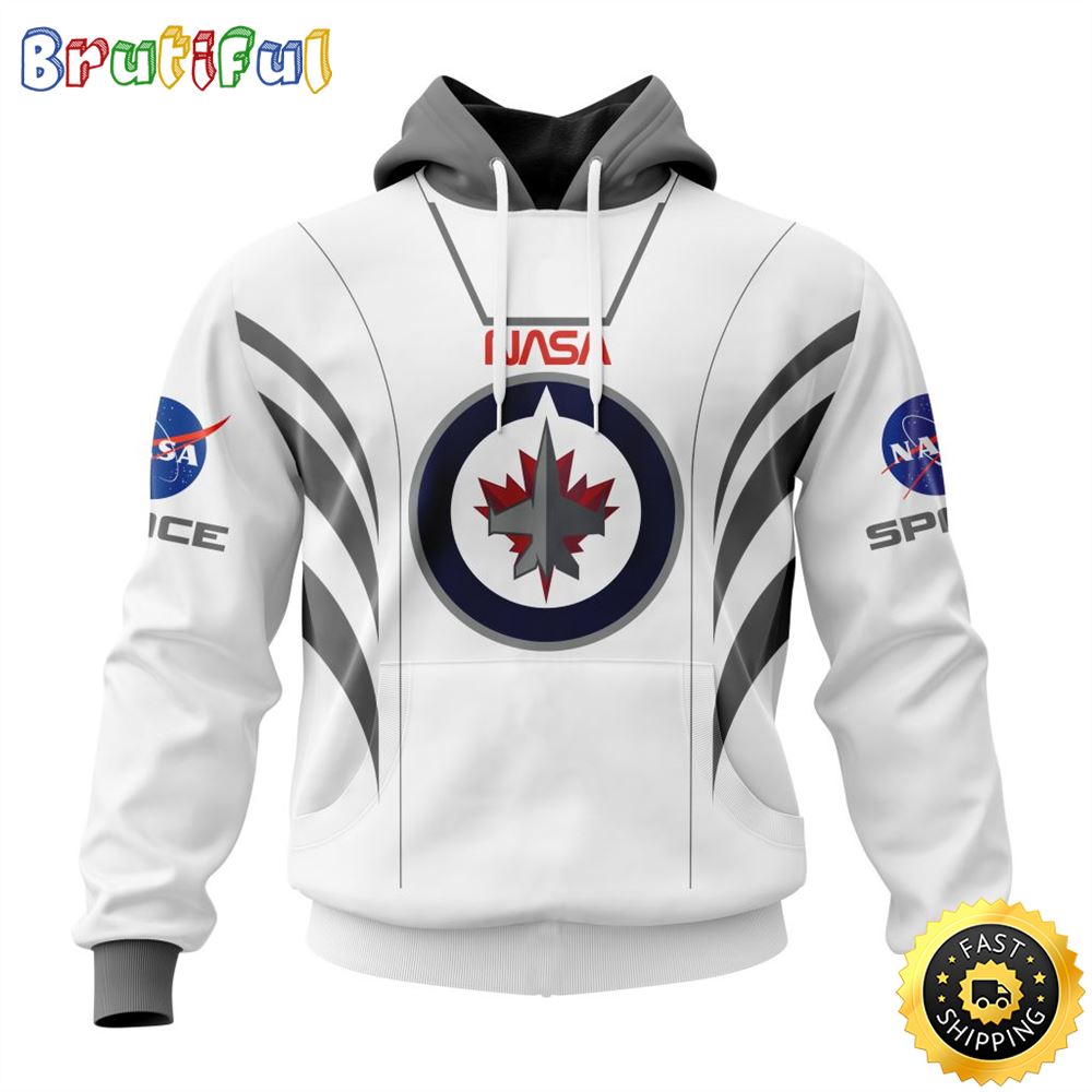 Custom Name NHL Winnipeg Jets Hoodie Special Space Force NASA Astronaut All Over Print 3D Unisex Hoodie Custom Name NHL Winnipeg Jets Hoodie Special Space Force NASA Astronaut All Over Print 3D Unisex Hoodie