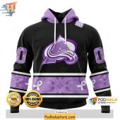 Customizable Colorado Avalanche 3d Hoodie Hockey Fights Cancer 3d Clothing 1.jpg - demo10