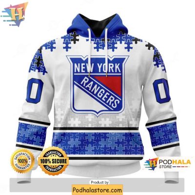 Customizable New York Rangers 3D Hoodie for Fans of NHL Team Pride