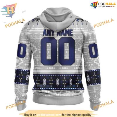 Customized Native Design NHL Toronto Maple Leafs Hoodie 3D