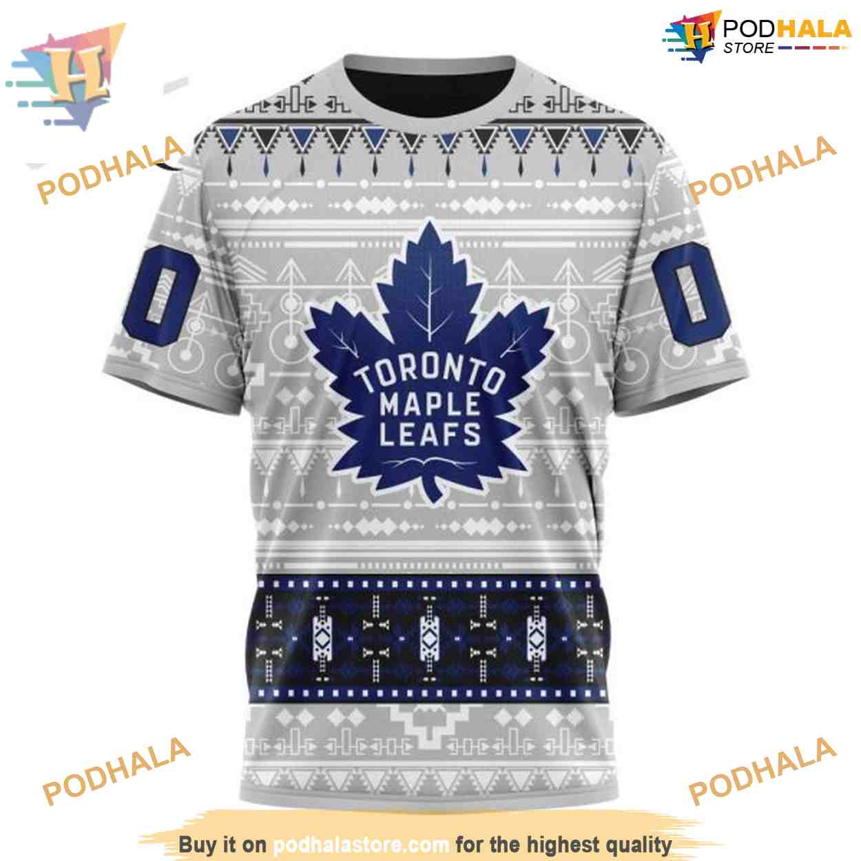 Customized Native Design NHL Toronto Maple Leafs Hoodie 3D Customized Native Design NHL Toronto Maple Leafs Hoodie 3D